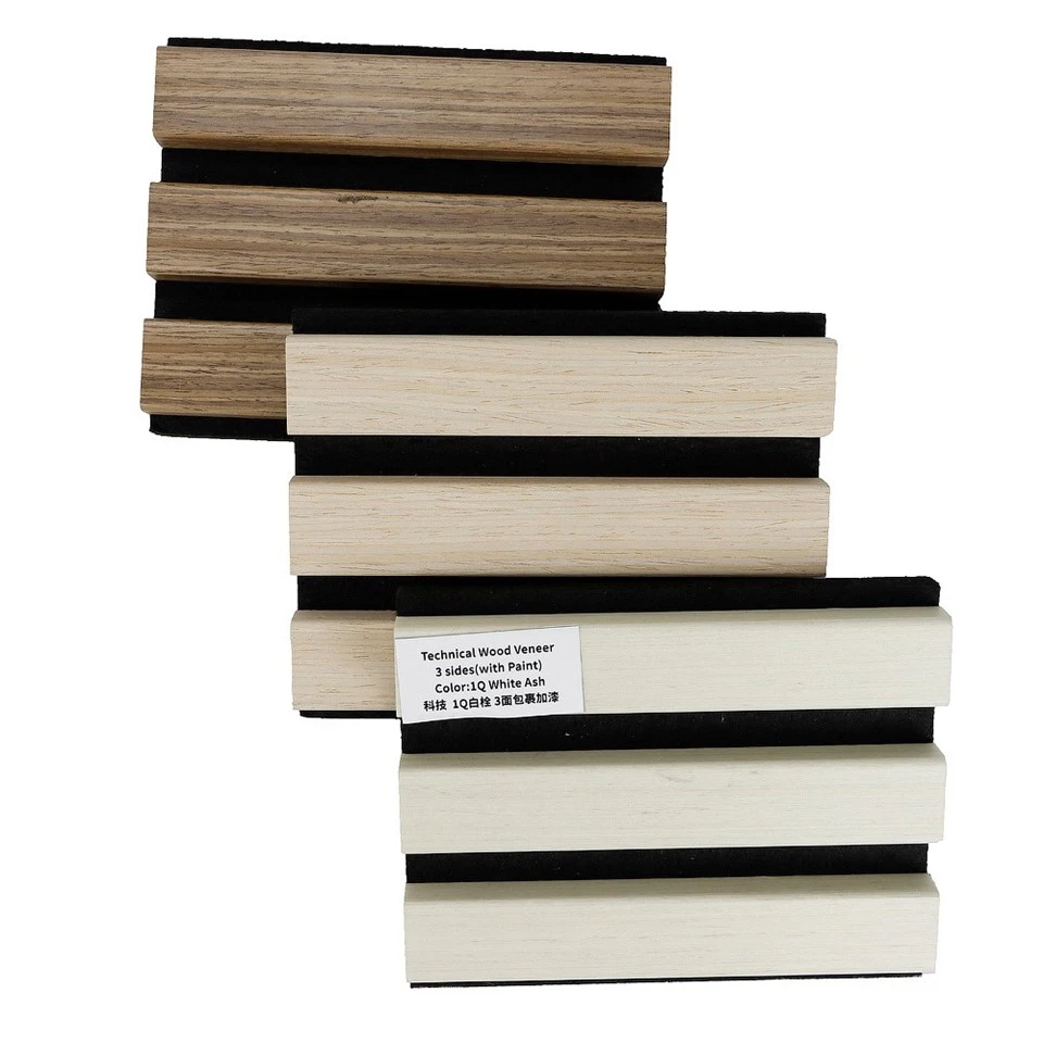 Acoustic Slat Wood Wall Panels