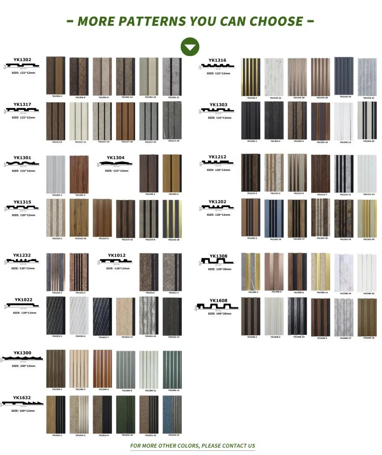 more patterns of PS 3d wall panel
