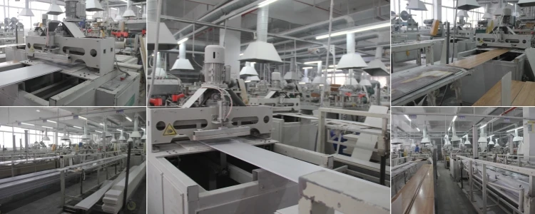 factory show of PVC ceiling board factory show of PVC ceiling board